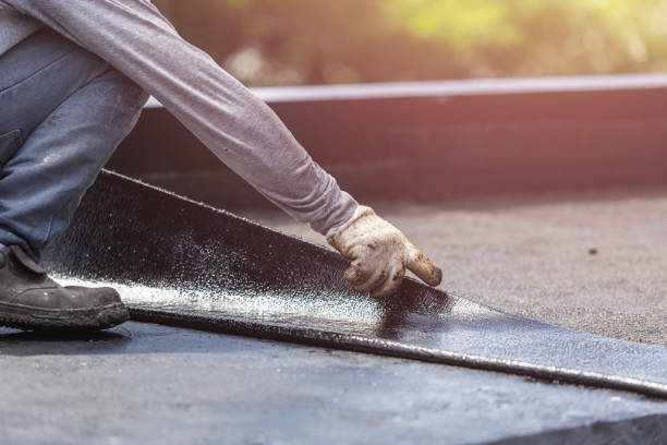 Professional Vapor Barrier Installation technician working in Eaton, OH